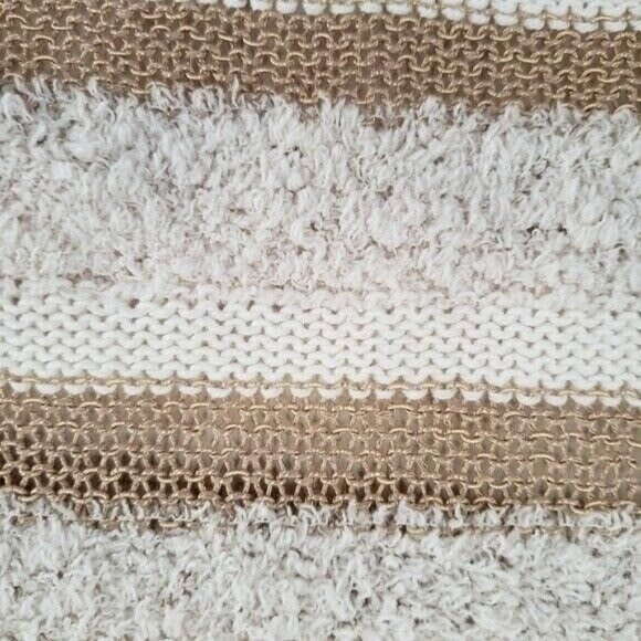 Hem & Thread‎ Sleeveless Striped Knit Sweater Tank Top Womens Size XL Soft - Picture 5 of 7